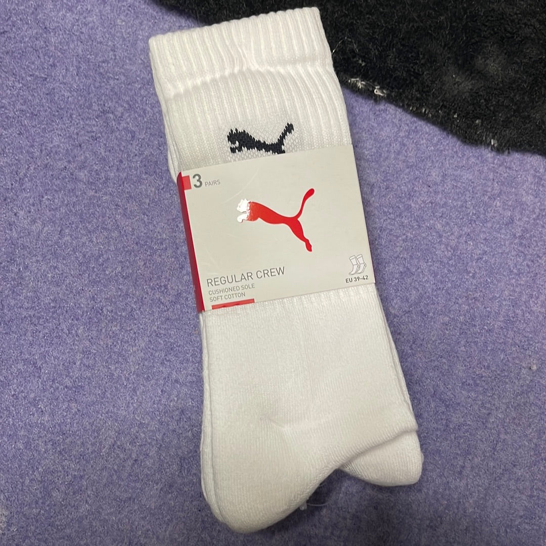 Worn to Order: 'Puma Regular Crew' 2 Day Wear Socks