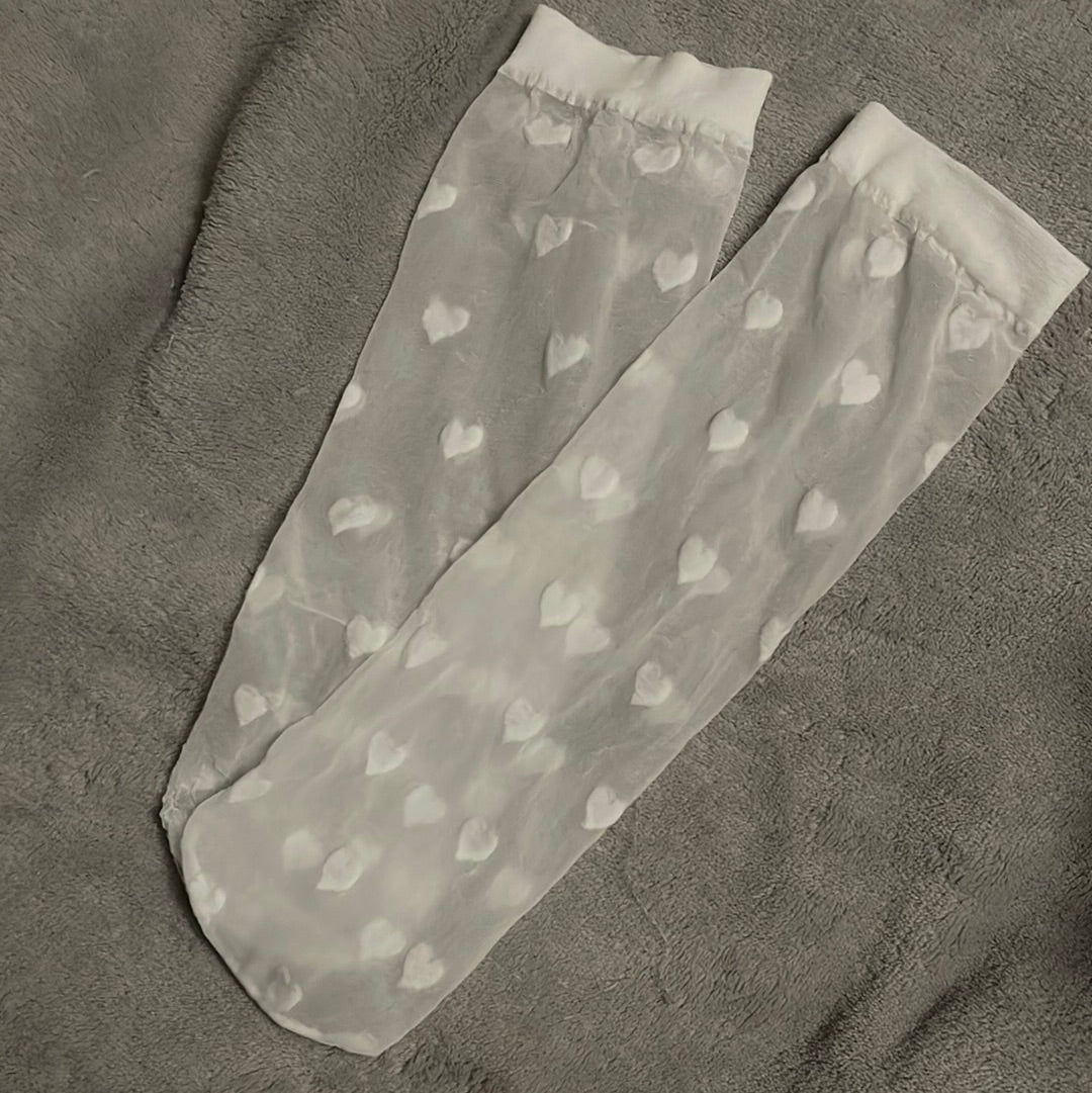 Worn to Order: 'Nylon Hearts' 2 Day Wear Socks